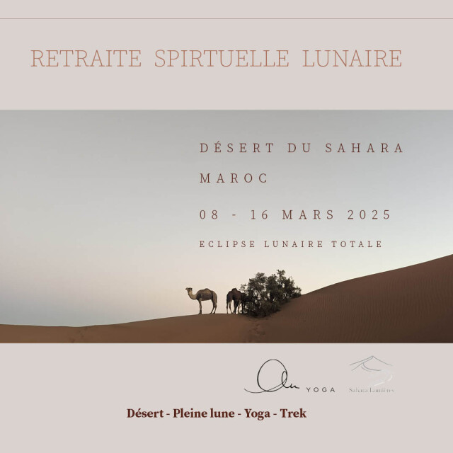 Retraite spirituelle lunaire au Sahara