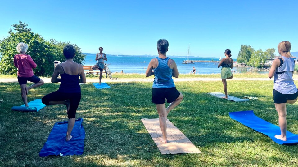 yoga en plein air dimanche a st blaise
