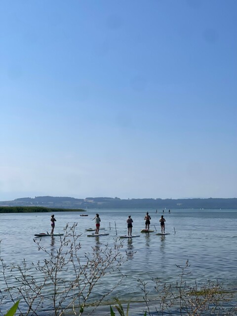 yoga sur paddle chaque samedi a st Blaise